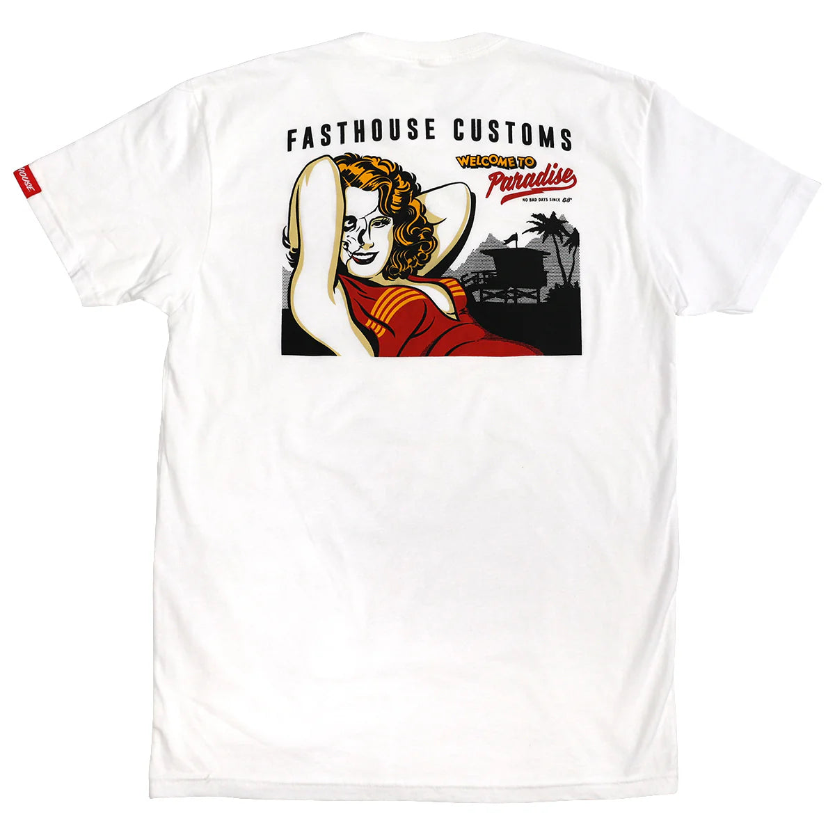 Fasthouse Paradise Tee - White