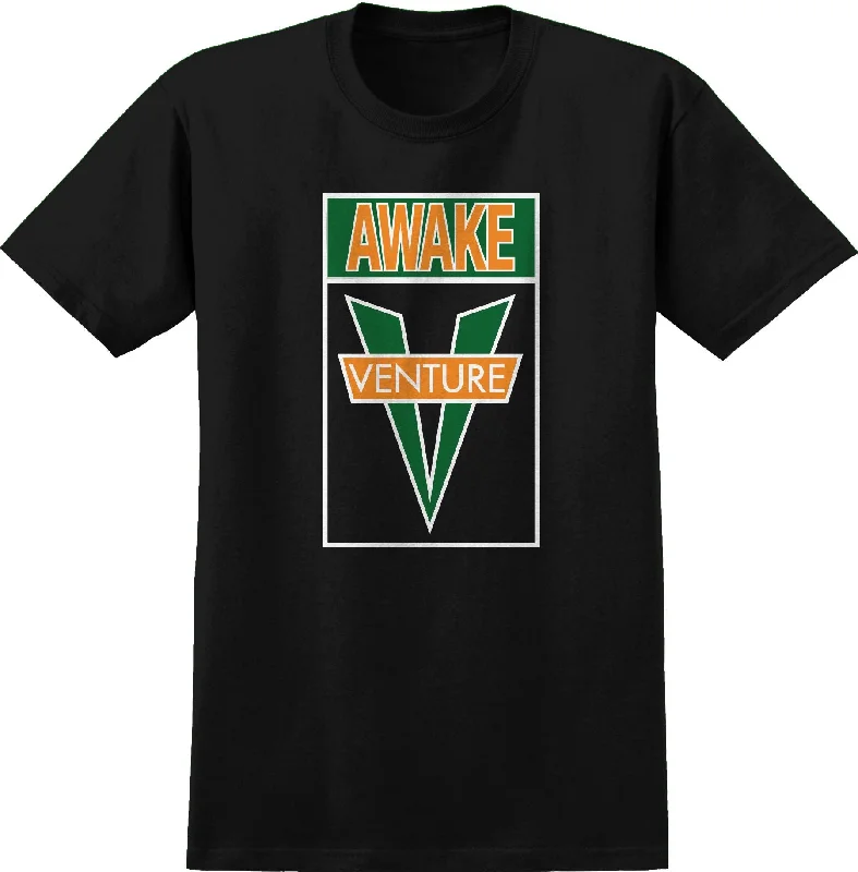 VENTURE AWAKE TEE - BLACK ORANGE