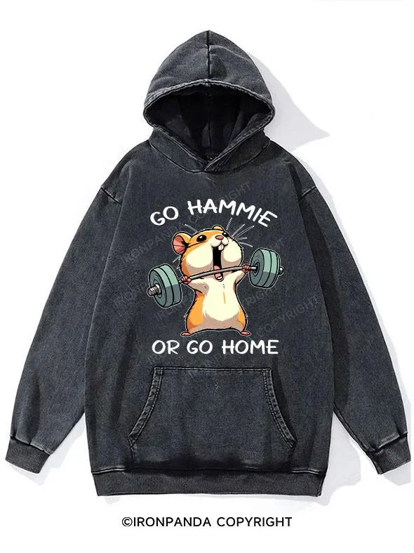 Go hammie or go home Washed Gym Hoodie