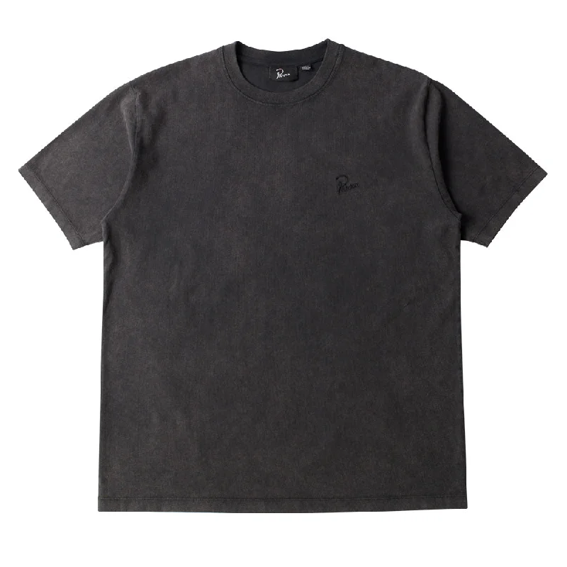 BY PARRA SCRIPT LOGO T-SHIRT // WASHED BLACK