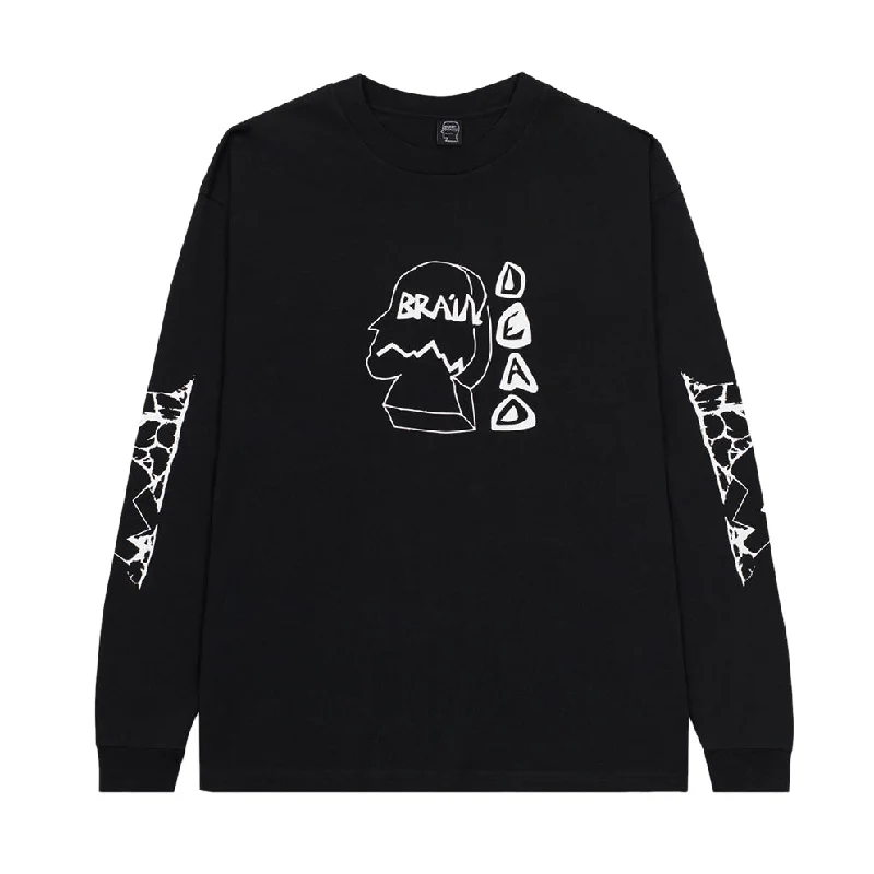 BRAIN DEAD TRAILHEAD LONG SLEEVE // WASHED BLACK