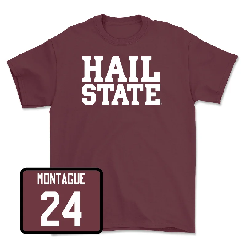 Maroon Women's Basketball Hail Tee - Quanirah Montague