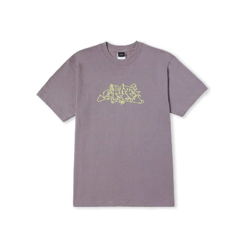 HUF Outlines Tee - Light Plum