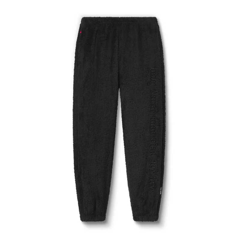 0692. Sherpa Recovery Sweats - Black/Black