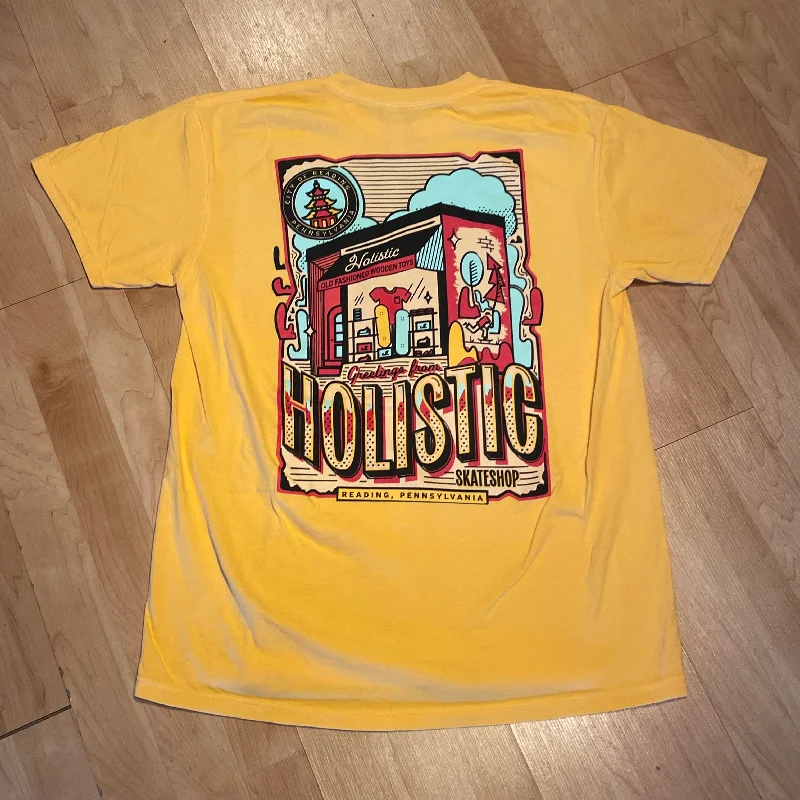 Holistic Postcard Tee - Citrus