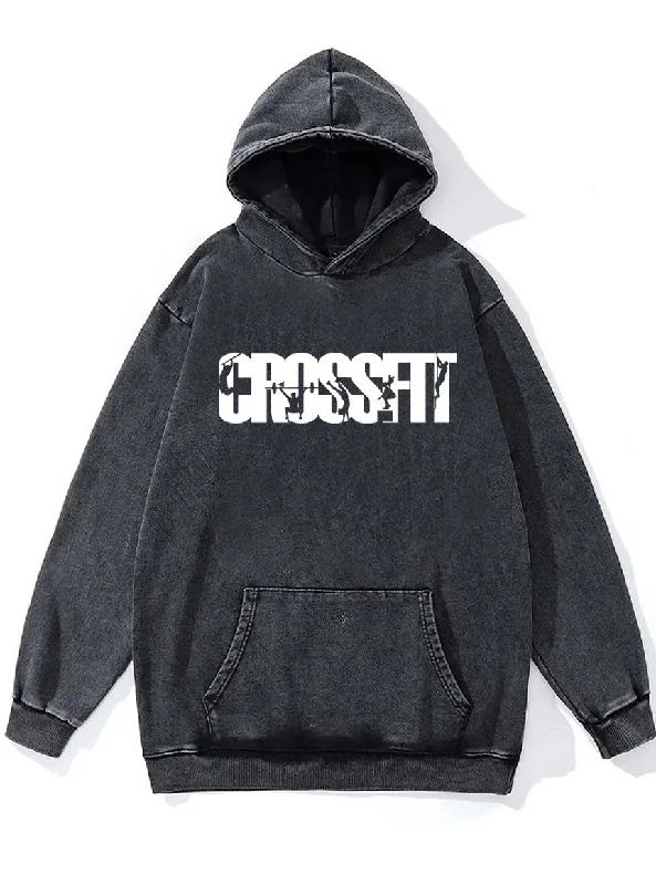 crossfit Washed Gym Hoodie