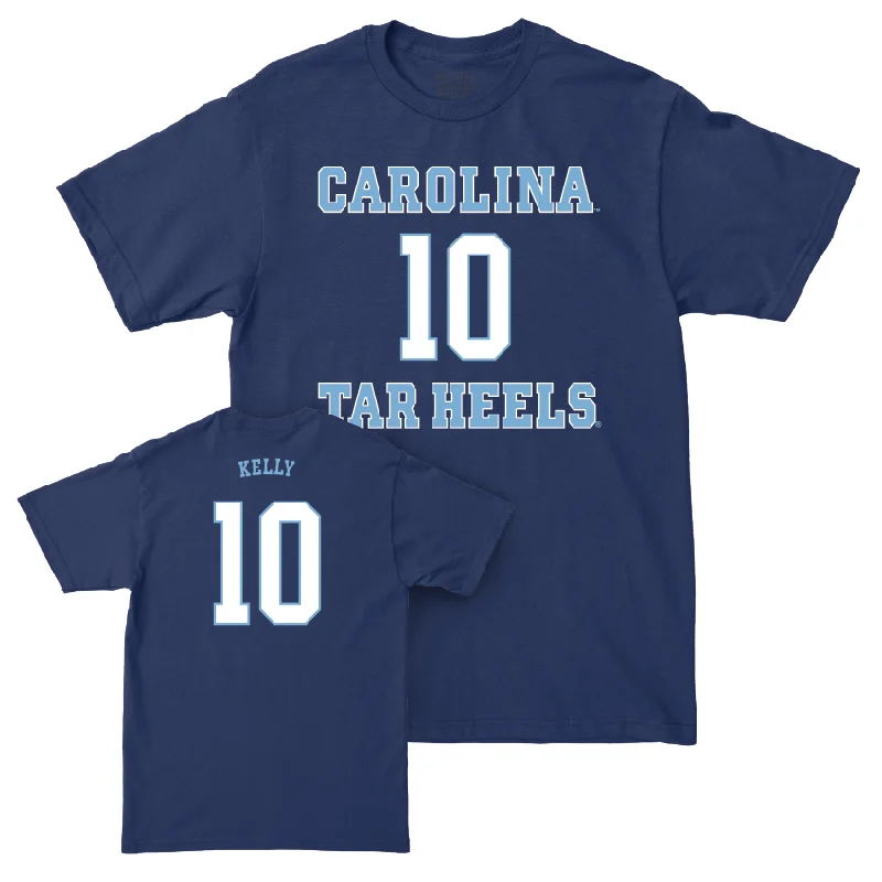 UNC Women's Basketball Sideline Navy Tee - Reniya Kelly