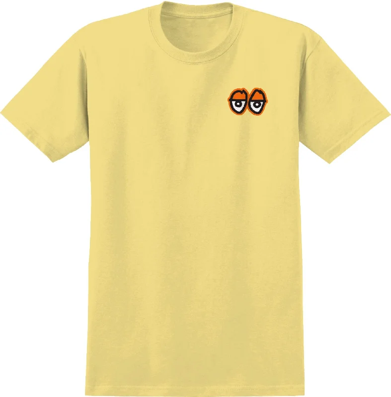 KROOKED STRAIGHT EYES TEE - BANANA