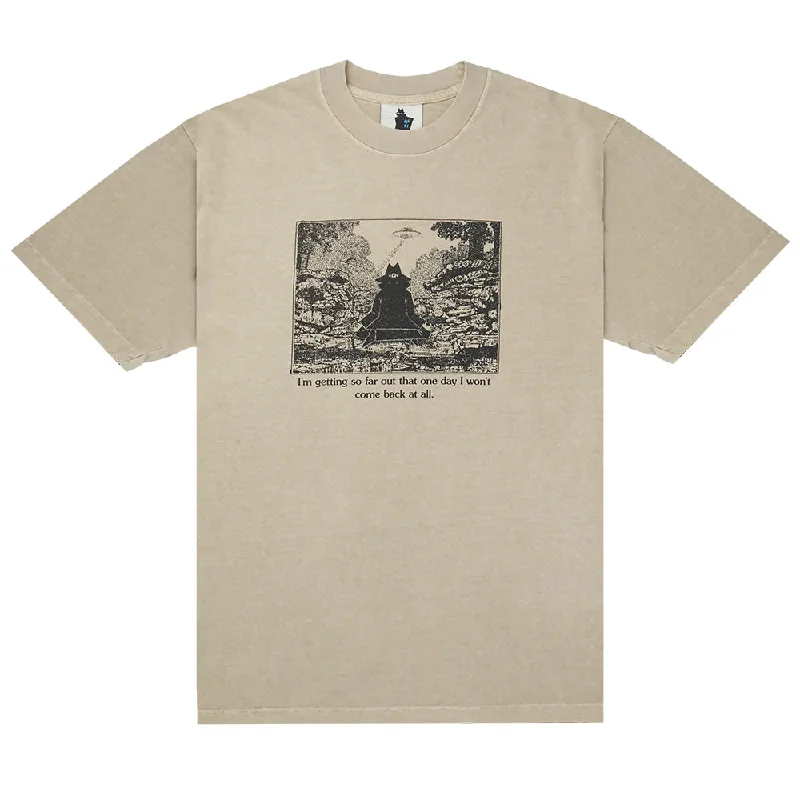 REAL BAD MAN WARNING SS TEE // BEIGE