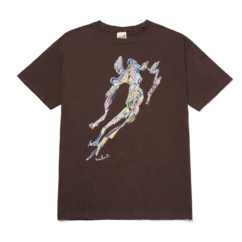 HUF UNTITLED S/S TEE // CHOCOLATE