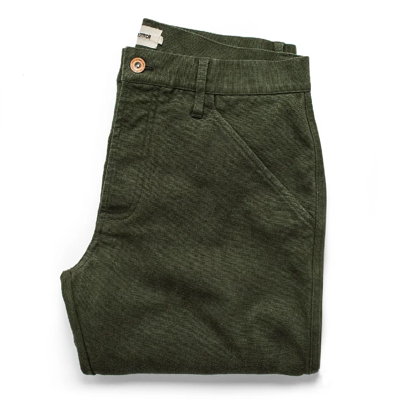 The Camp Pant in Dark Olive Boss Duck