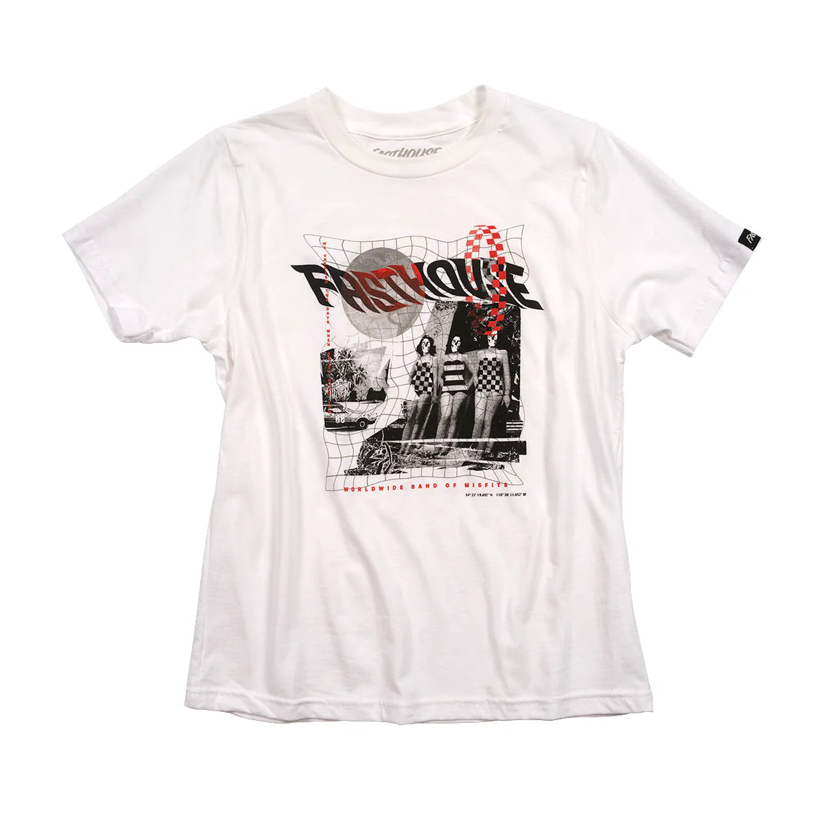 Fasthouse Glitch Tee - Youth - White