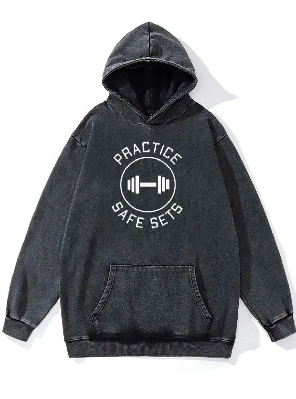 Practice Safe Sets Washed Gym Hoodie