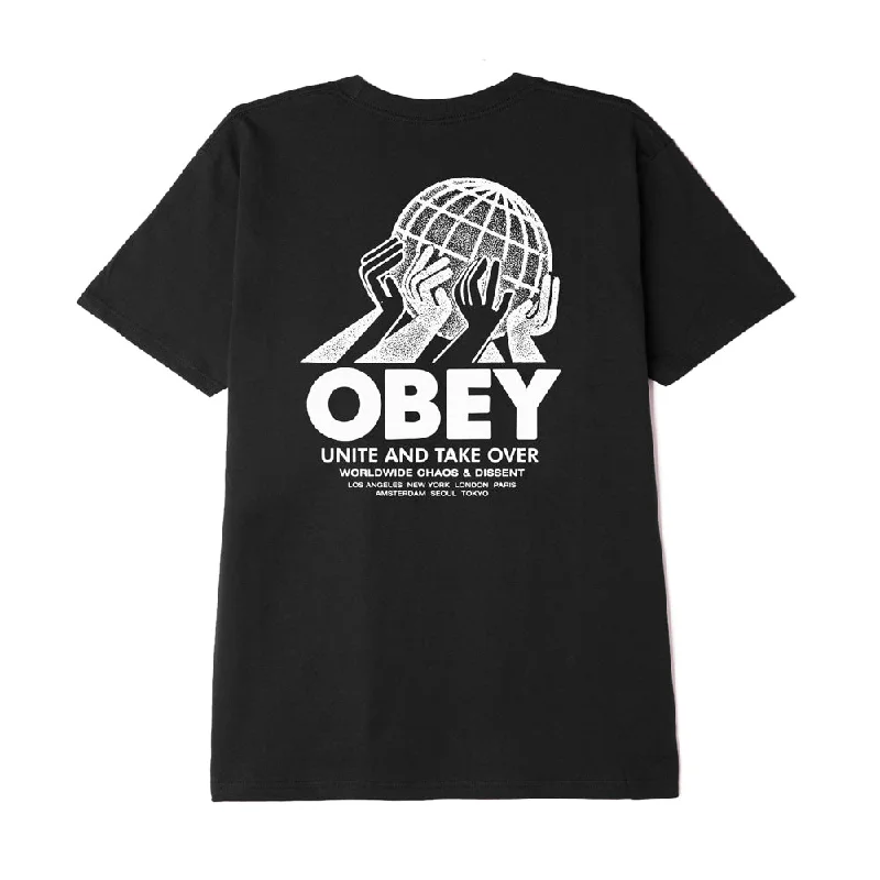 OBEY UNITE TEE // BLACK