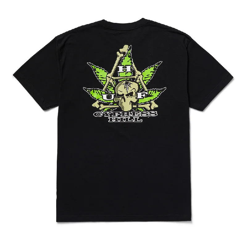 HUF X CYPRESS HILL CYPRESS TRIANGLE S/S TEE // BLACK