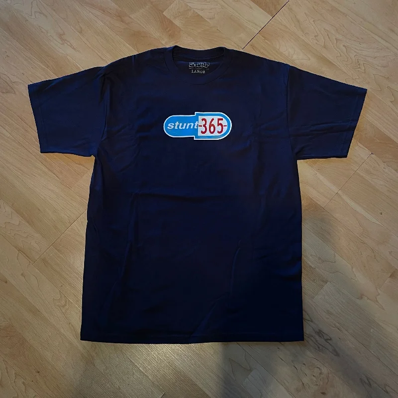 Stunt365 182 Pill Logo Tee - Navy