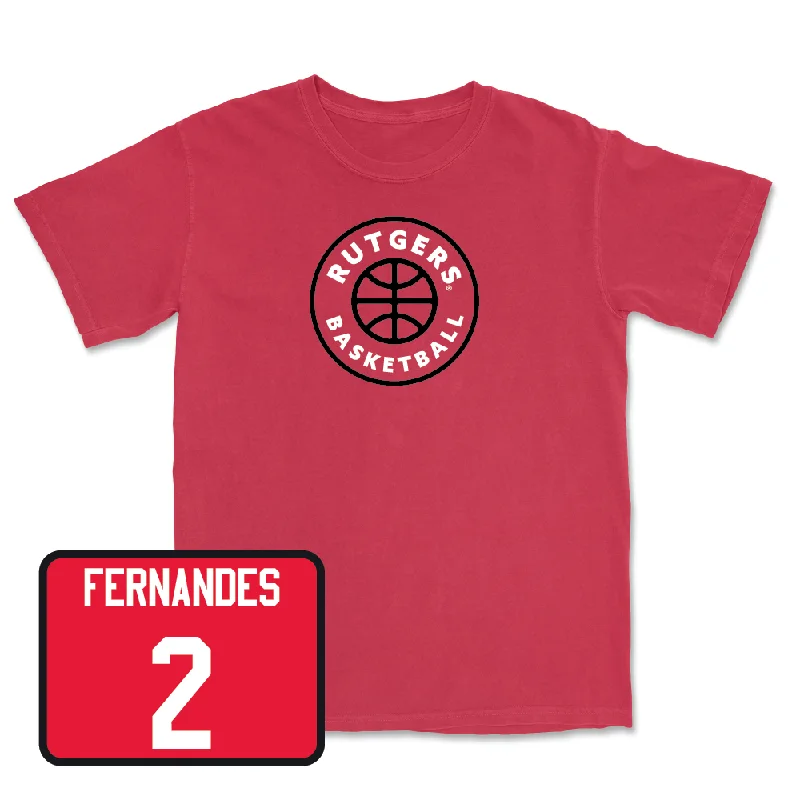 Red Men's Basketball Hardwood Tee - Noah Fernandes