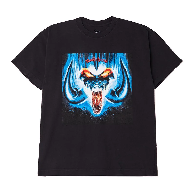 OBEY X MOTORHEAD ROCKNROLL HEAVYWEIGHT TEE // OFF BLACK