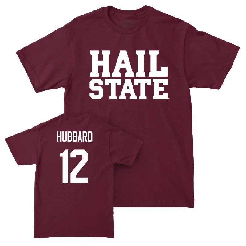 Maroon Men's Basketball Hail Tee - Josh Hubbard