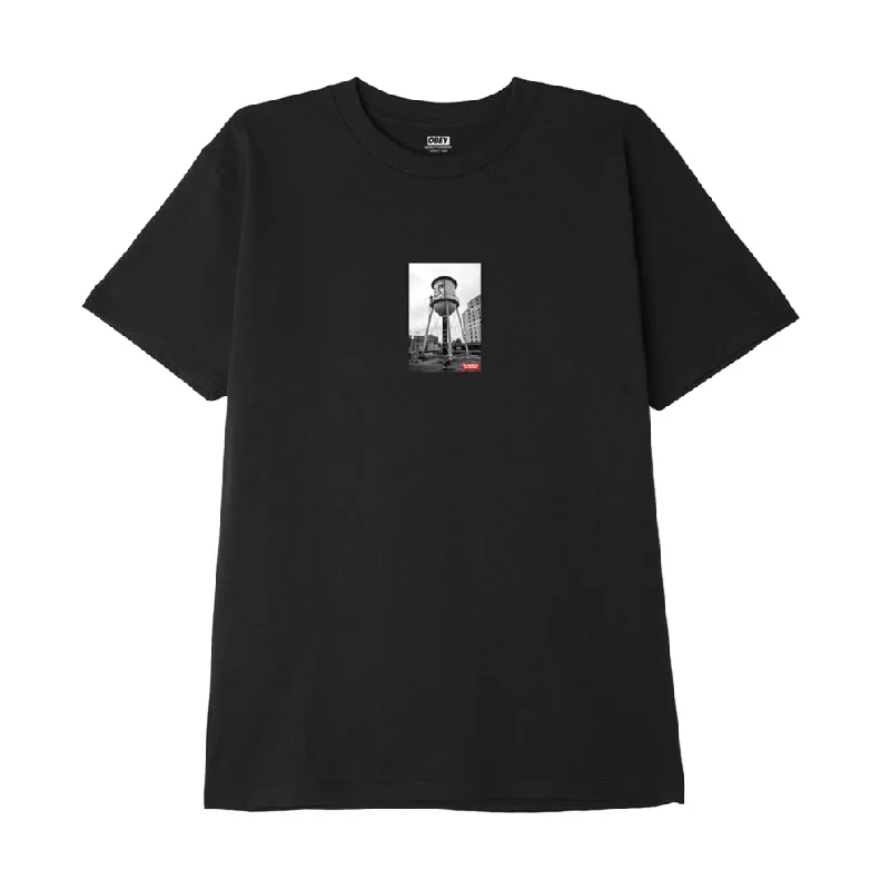 OBEY WATER TOWER PHOTO TEE // BLACK