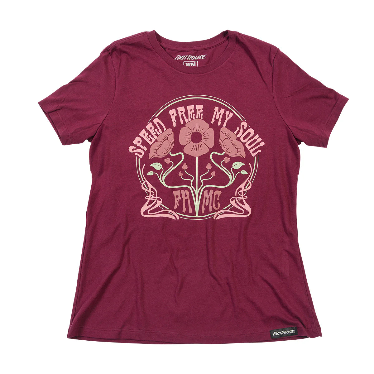 Fasthouse Trinity Tee - Womens - Maroon