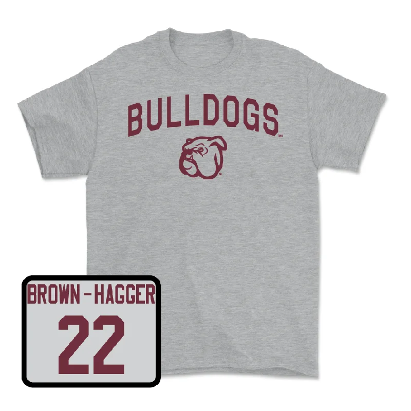 Sport Grey Women's Basketball Bulldogs Tee - Jasmine Brown-Hagger