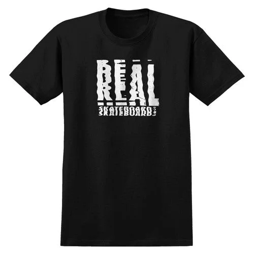 REAL SCANNER TEE - BLACK WHITE