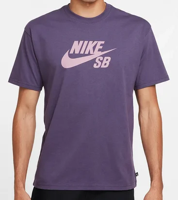 Nike SB Big Logo Skate Tee - Dark Raisin