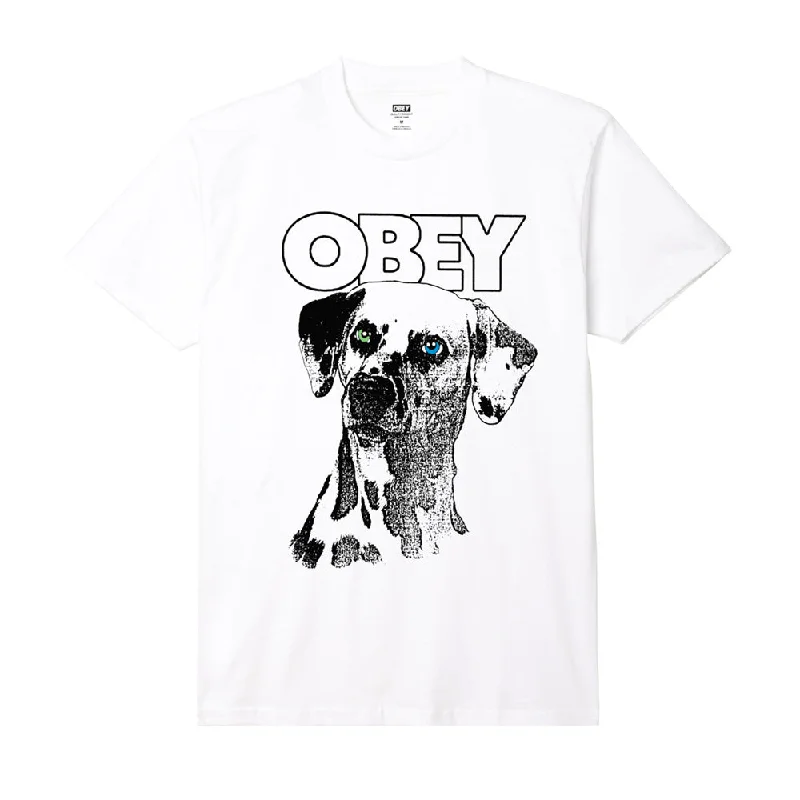 OBEY DALMATION TEE // WHITE