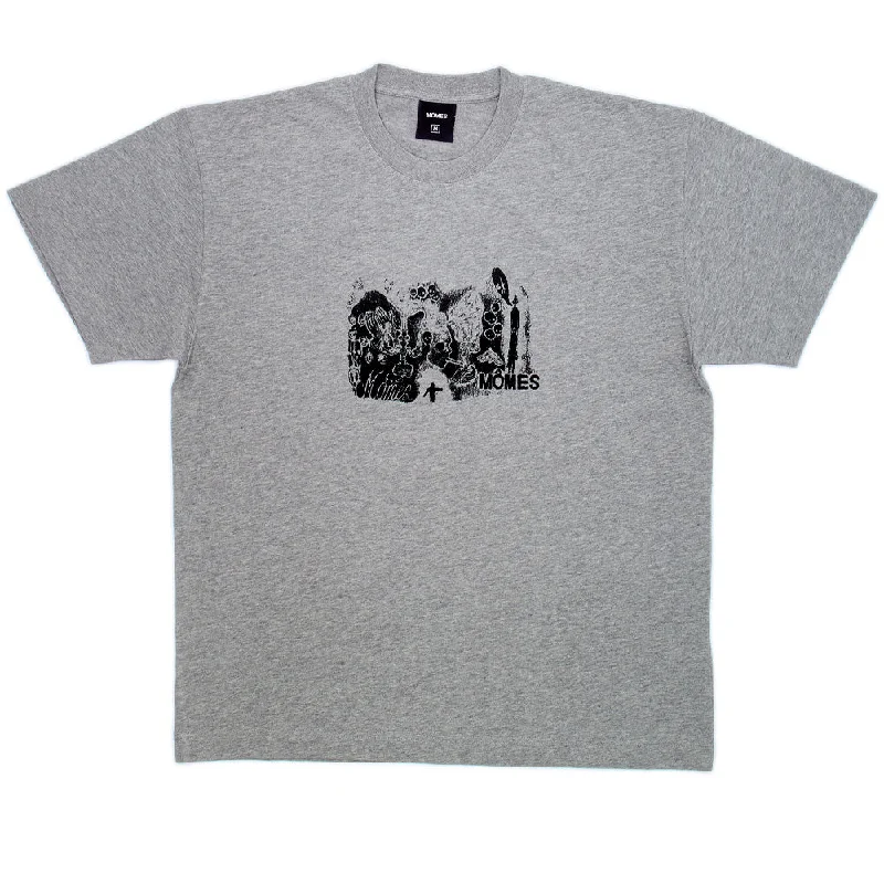 MÔMES CANDLE TEE // HEATHER GREY