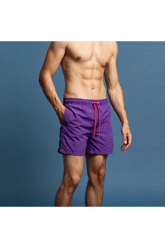 Men's Purple Swimwear Shorts