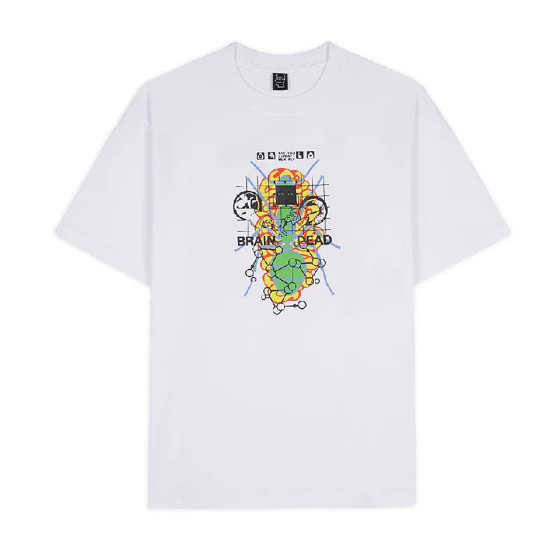 BRAIN DEAD FUTURE SOUNDS T-SHIRT // WHITE