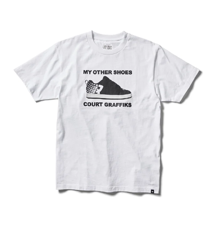 DC x BRONZE 56K COURT HERITAGE TEE - WHITE