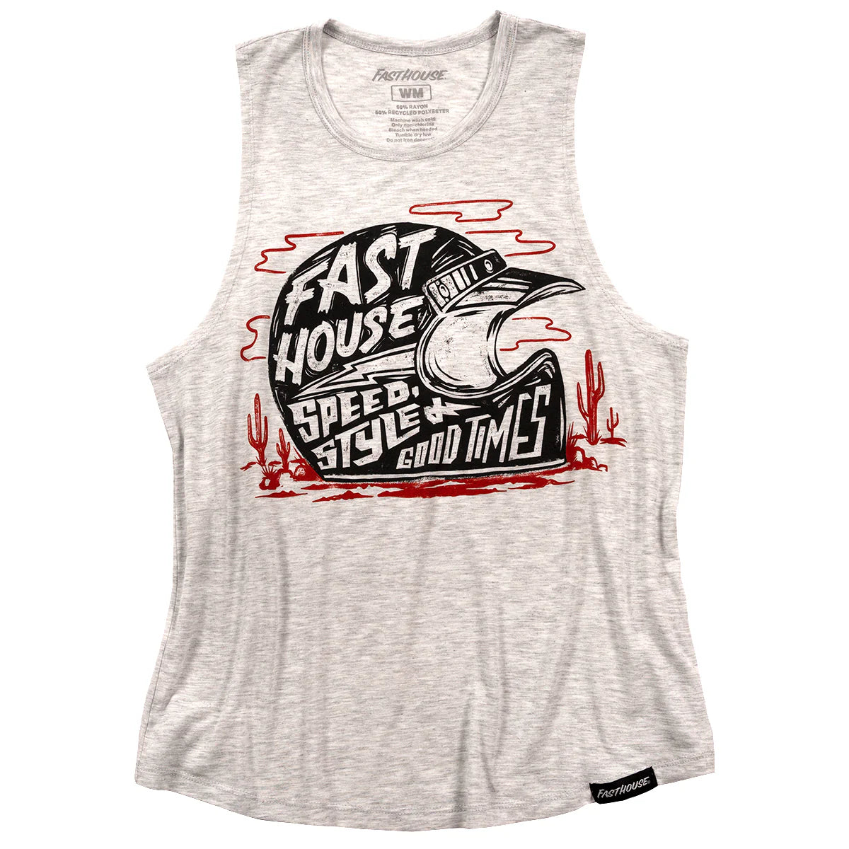 Fasthouse Dust Devil Muscle Tee - Womens - Sand