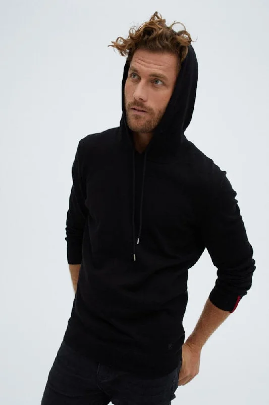 Black Natural Hoodie