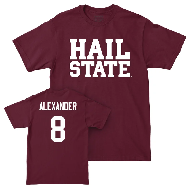 Maroon Men's Basketball Hail Tee - Harrison Alexander