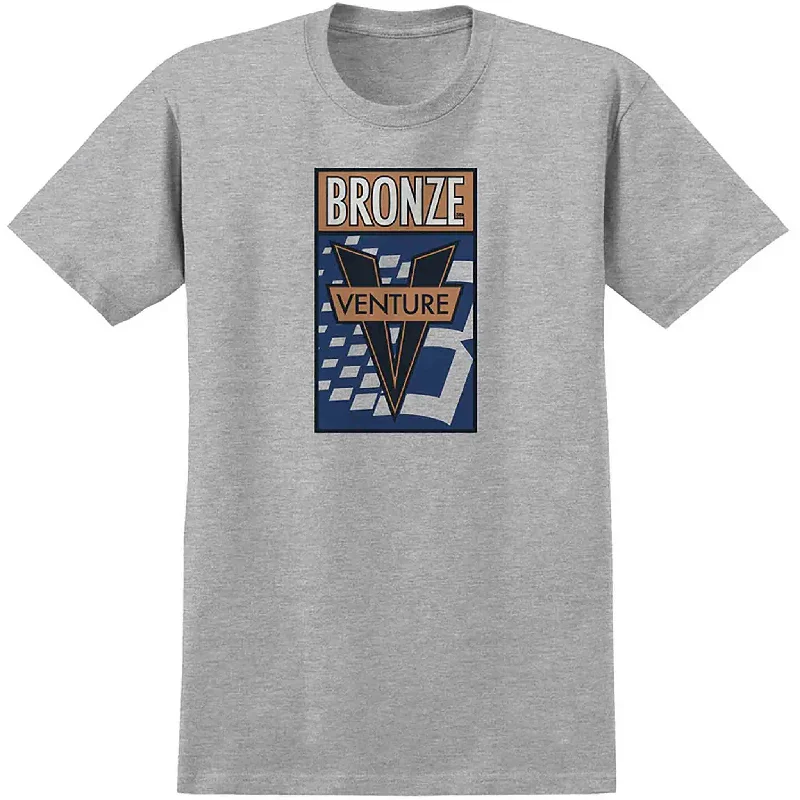 Venture X Bronze Awake Tee Heather Grey