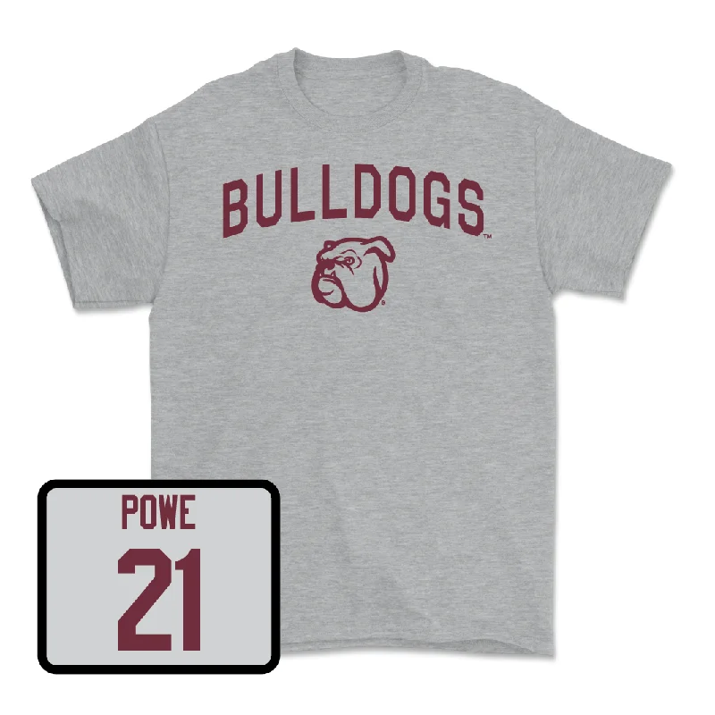 Sport Grey Women's Basketball Bulldogs Tee - Debreasha Powe