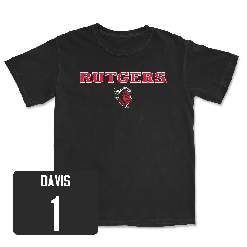 Men's Basketball Black Rutgers Tee - JaMichael Davis