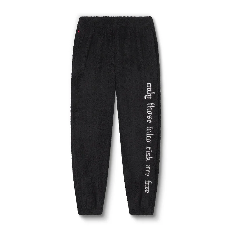 0692. Sherpa Recovery Sweats - Black/White