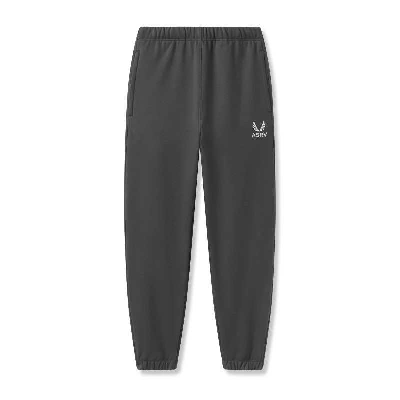 0655. Tech-Terry™ Oversized Sweats - Space Grey "Emblem"