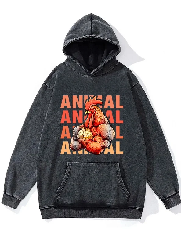 muscle rooster Washed Gym Hoodie