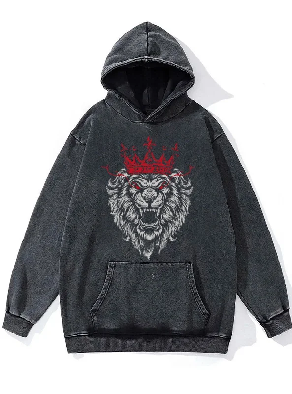 lion king Washed Gym Hoodie