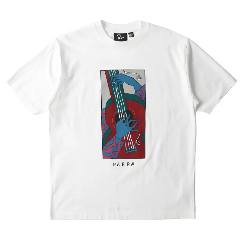 BY PARRA CHEAP STRINGS T-SHIRT // WHITE