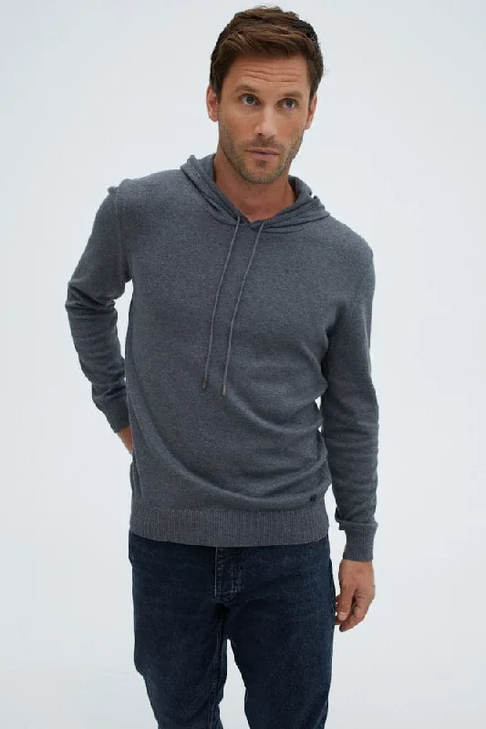 Dark Grey Natural Hoodie