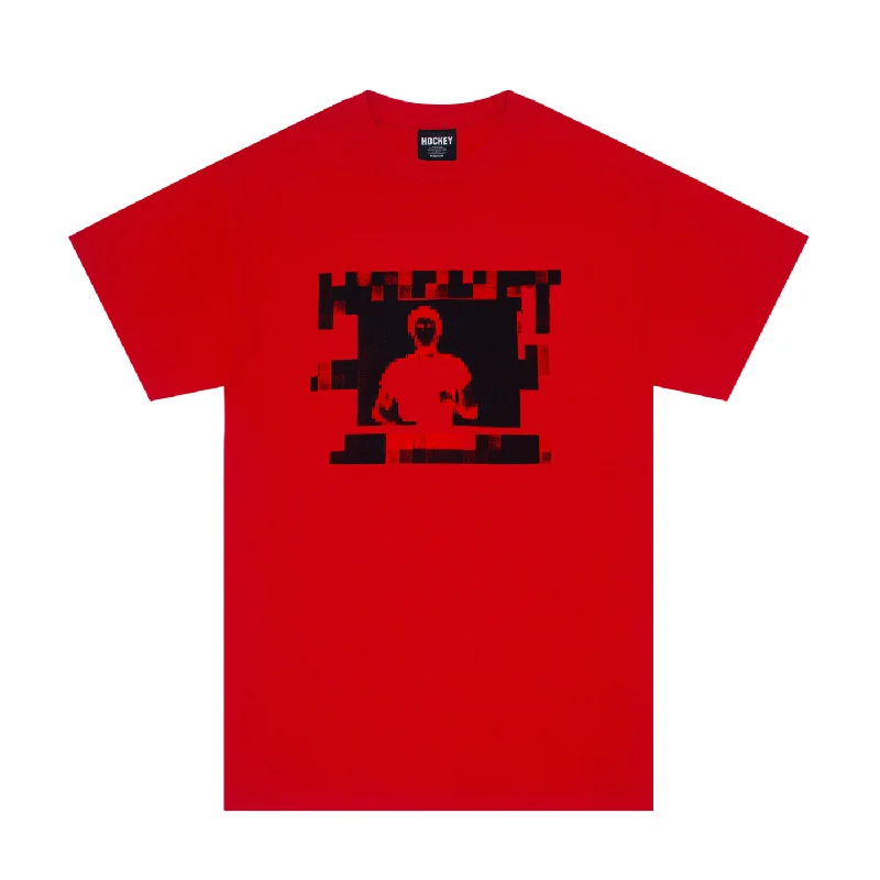 HOCKEY BLOCKMAN TEE - RED