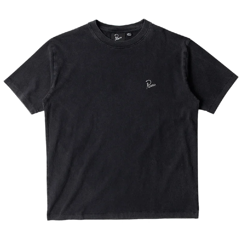 BY PARRA SIGNATURE T-SHIRT // WASHED BLACK