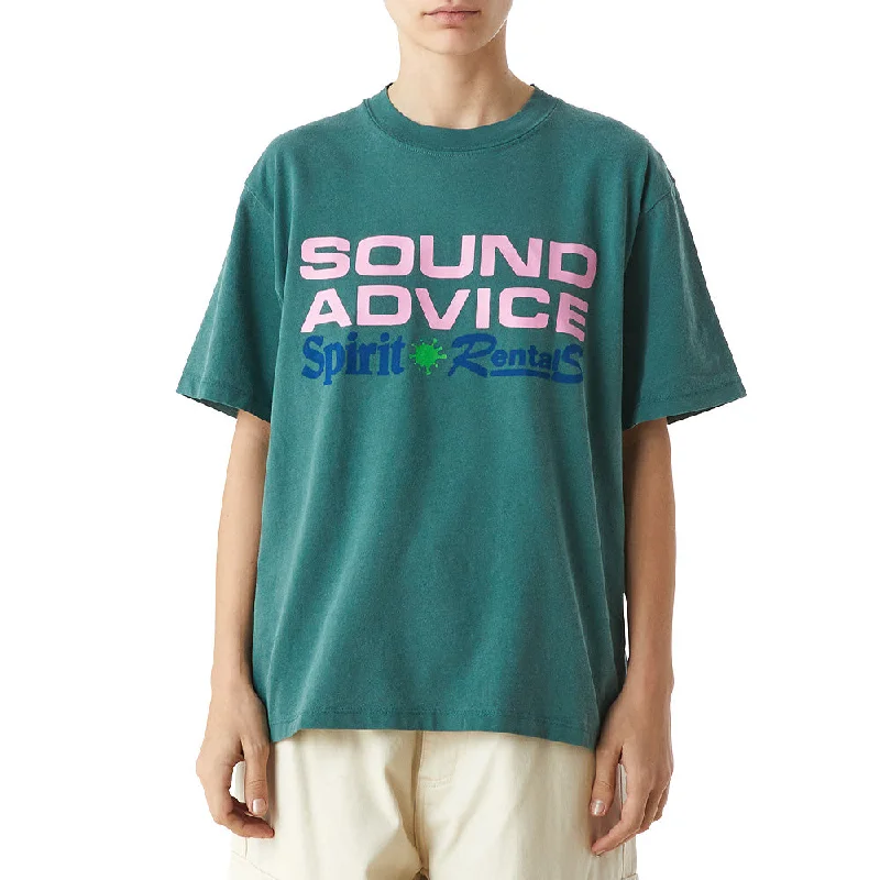 OBEY SOUND ADVICE TEE // PIGMENT RAIN FOREST