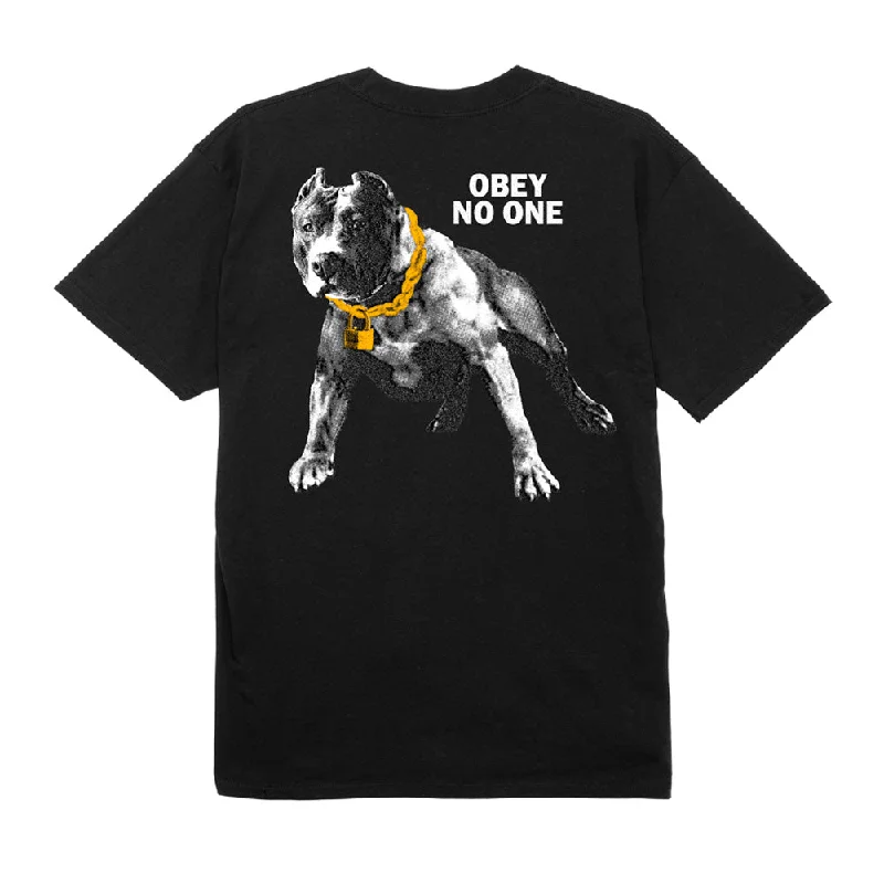 OBEY NO ONE TEE // BLACK