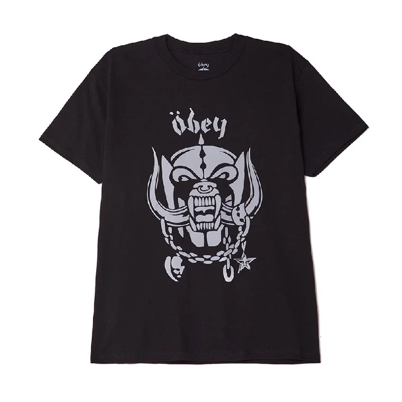 OBEY X MOTORHEAD WARPIG CLASSIC TEE // BLACK